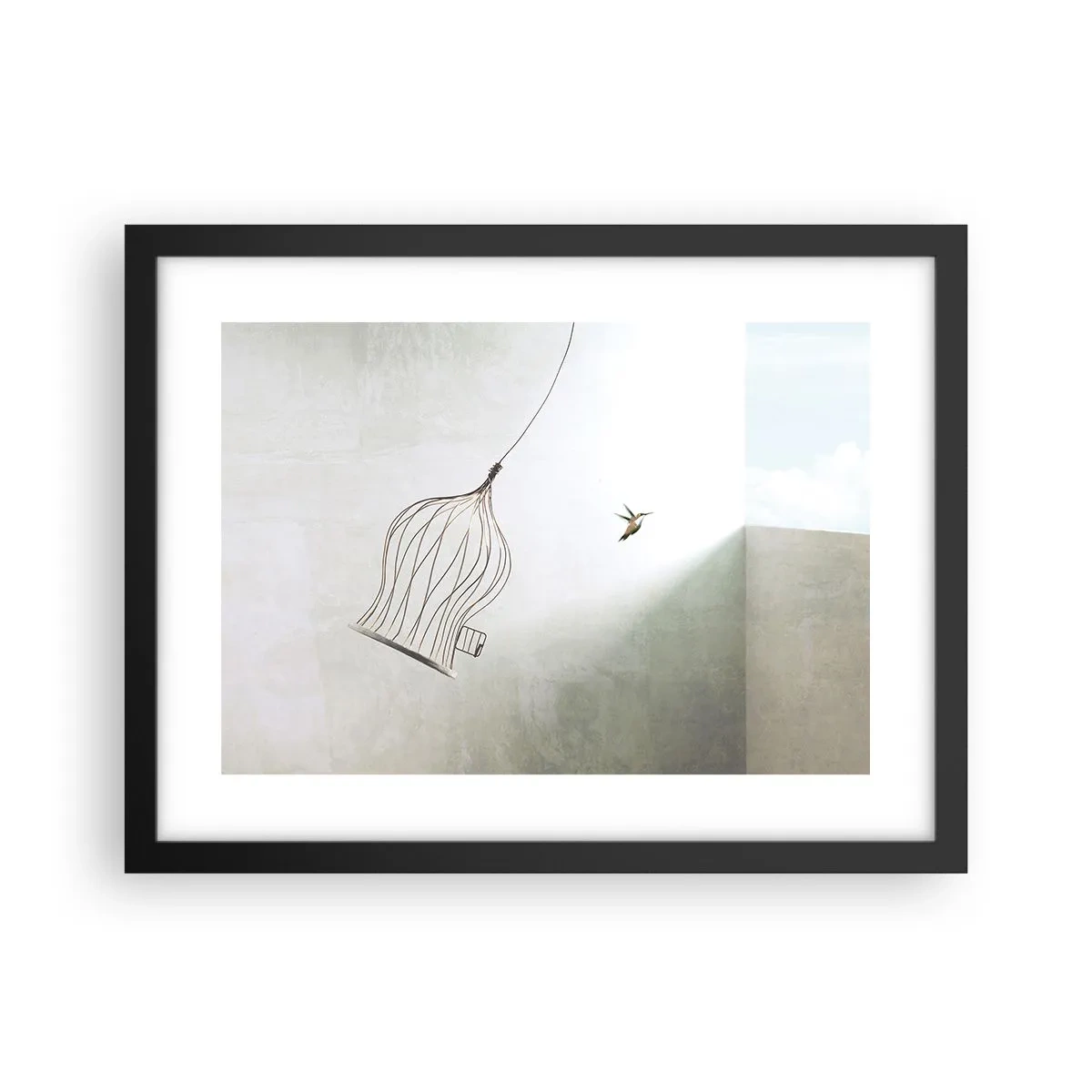 Poster in black frame - In His Element - 40x30 cm