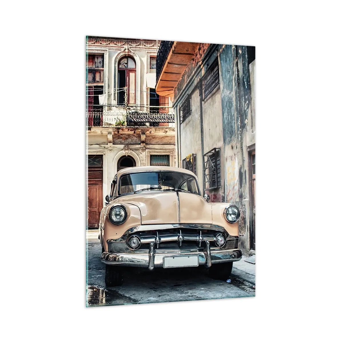 Glass picture - Siesta in Havana - 50x70 cm