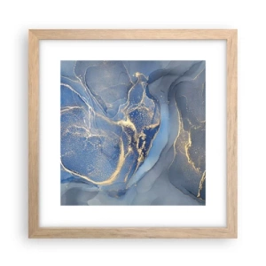 Poster in light oak frame - Gold Dust - 30x30 cm