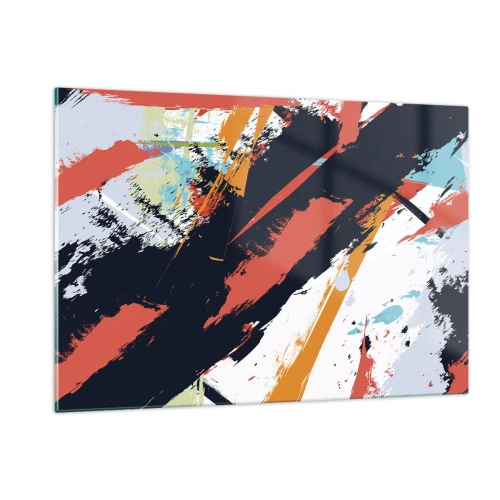 Glass picture - Dynamic Composition - 120x80 cm