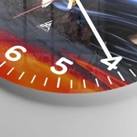 Clock face with numbers