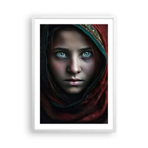 Poster in white frmae - Eastern Princess - 50x70 cm