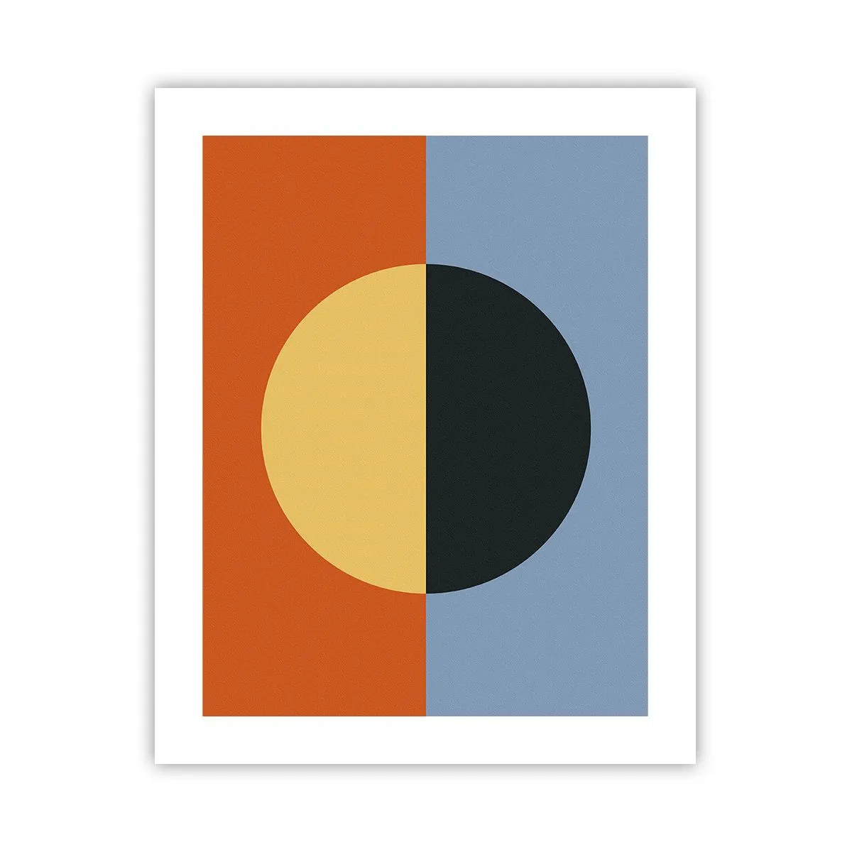 Poster - Composition of Warm and Cool - 40x50 cm