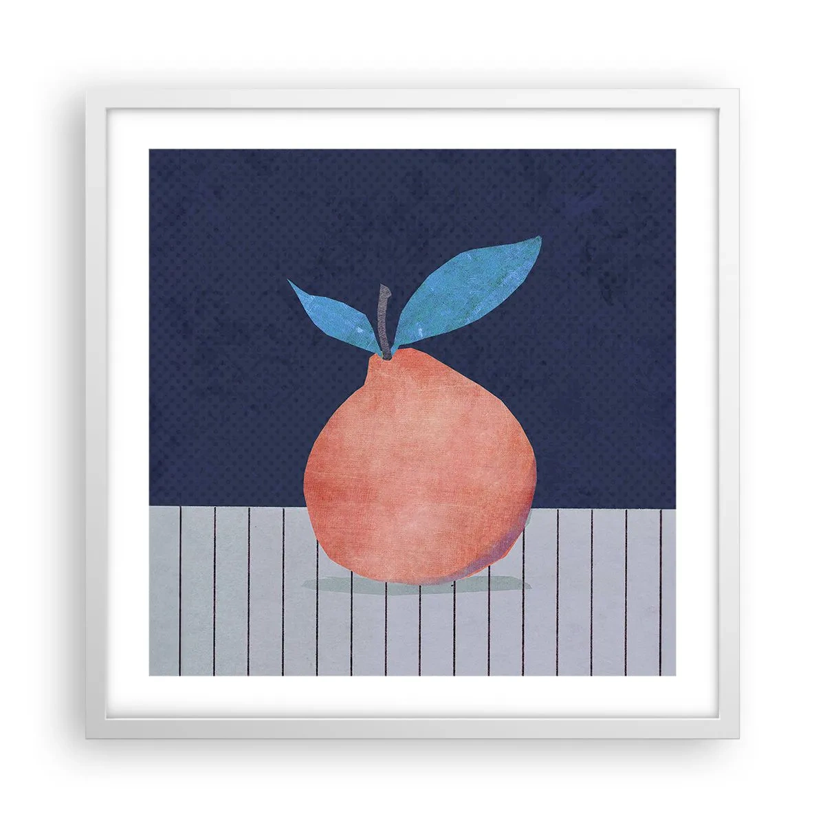 Poster in white frmae - Convexity and Plane - 50x50 cm