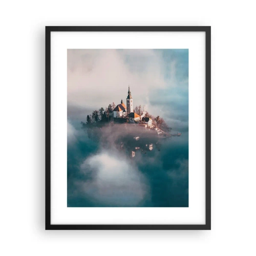 Poster in black frame - Island of Dreams - 40x50 cm