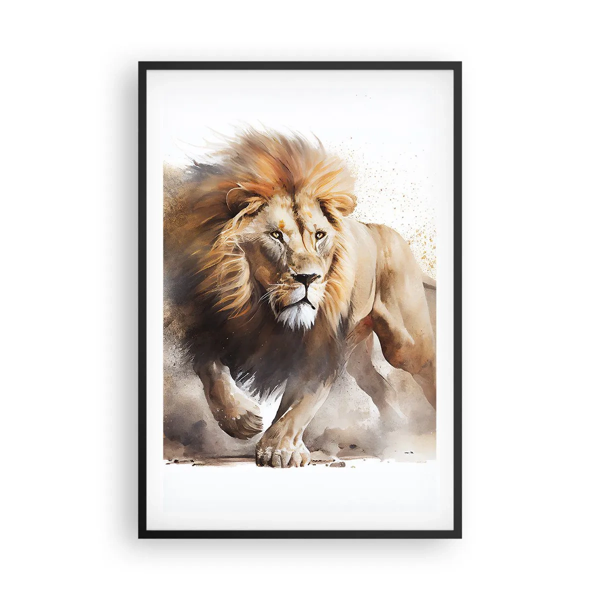 Poster in black frame - King is on the Move - 61x91 cm