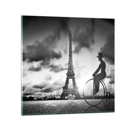 Glass picture - Longing for Belle Epoque - 40x40 cm