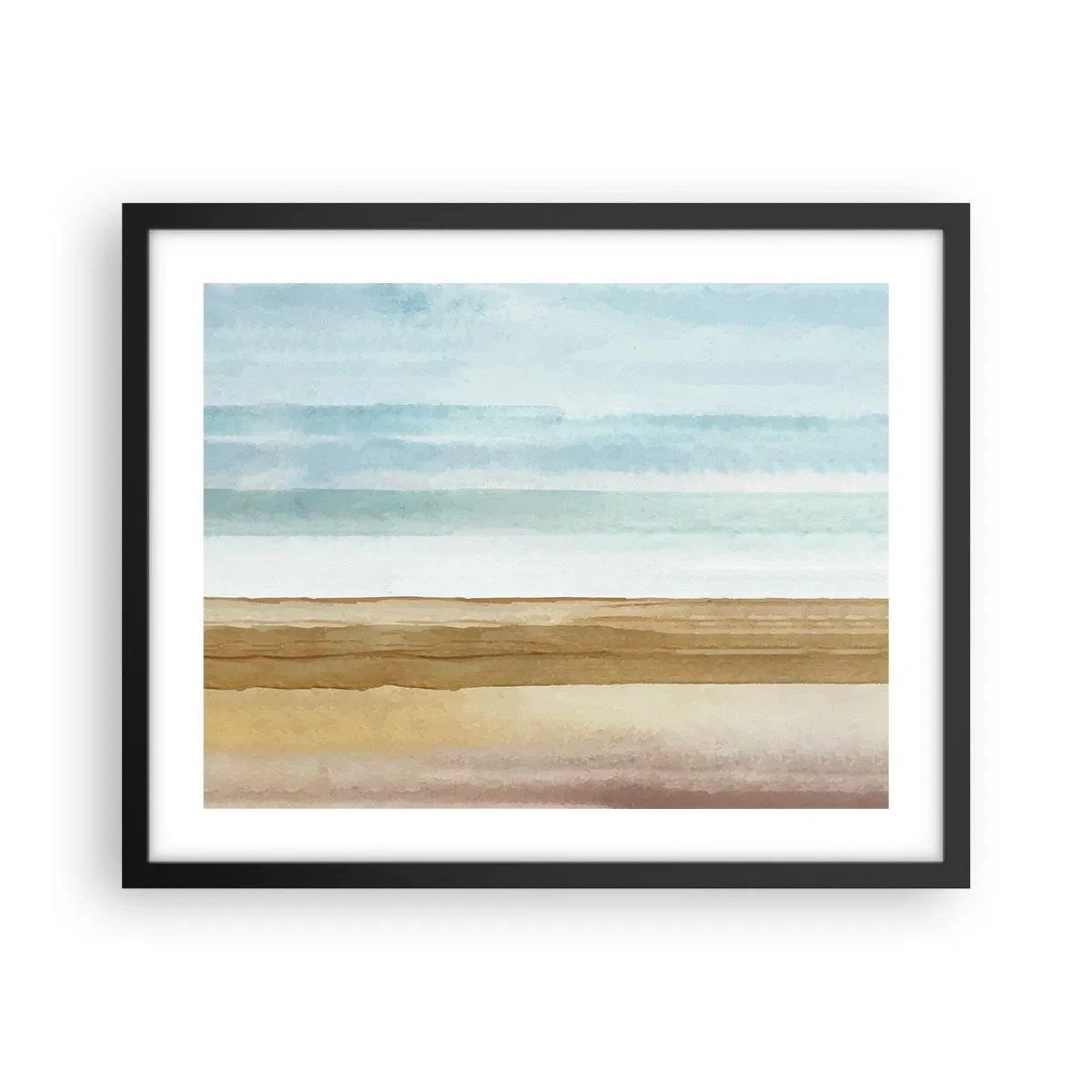 Poster in black frame - Calming - 50x40 cm
