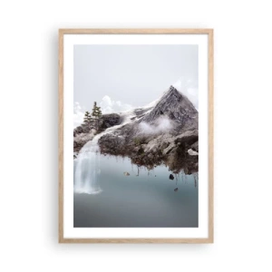 Poster in light oak frame - In the Eye of a Surrealist - 50x70 cm