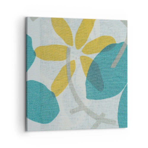 Canvas picture - Among Azure Leaves - 50x50 cm