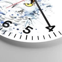 Clock face with numbers