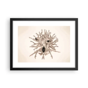 Poster in black frame - Dance in Bloom - 40x30 cm