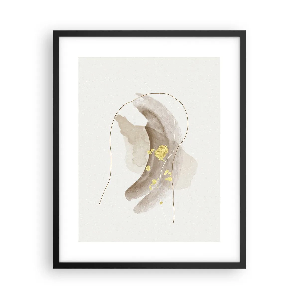 Poster in black frame - Encountered in Space - 40x50 cm