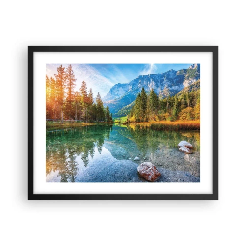 Poster in black frame - Mellow Autumn - 50x40 cm