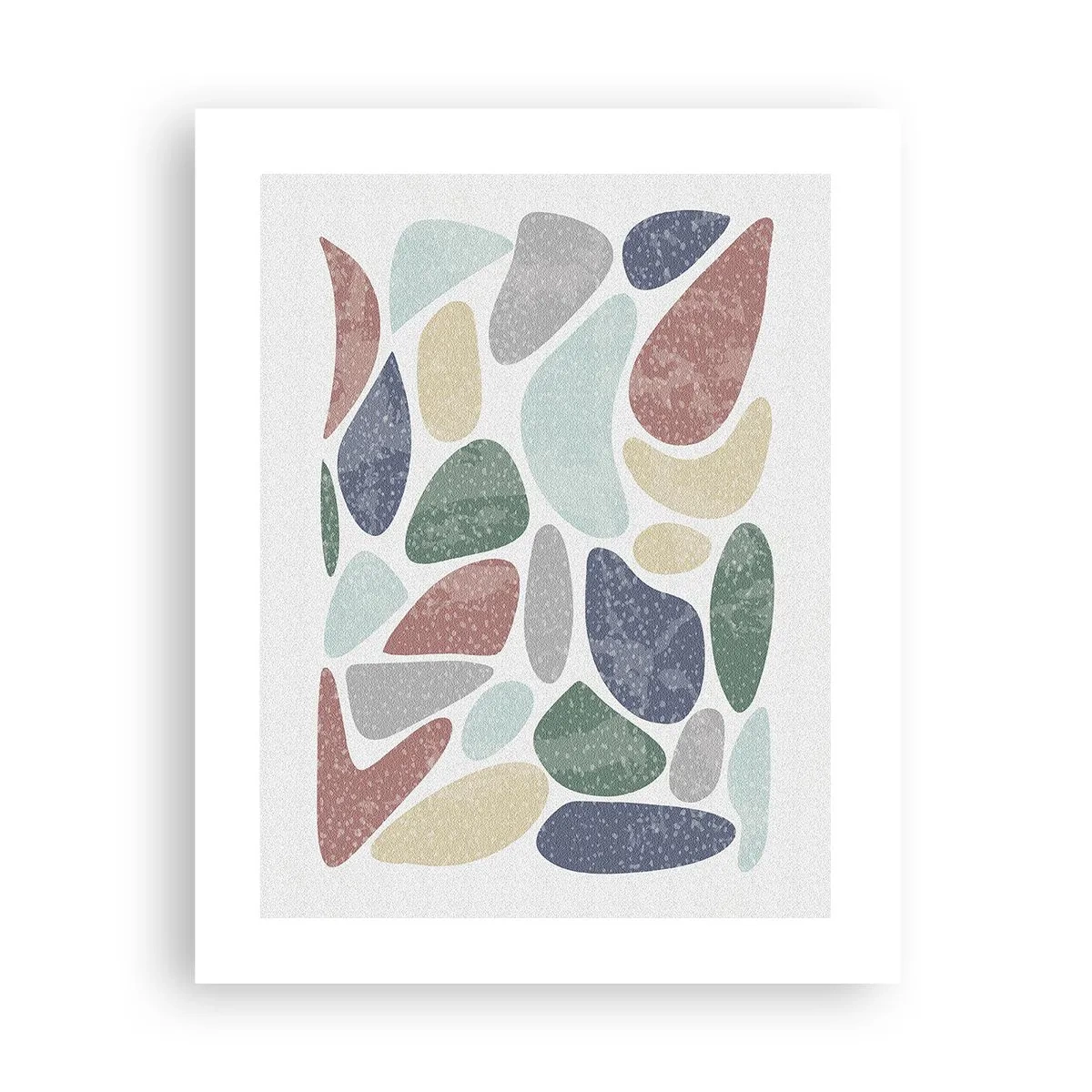 Poster - Mosaic of Powdered Colours - 40x50 cm