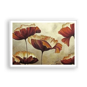 Poster in white frmae - Piece of Meadow - 100x70 cm