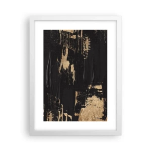 Poster in white frmae - Touch Mark - 30x40 cm