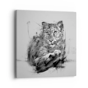 Canvas picture - Yes, I Am Listening - 40x40 cm