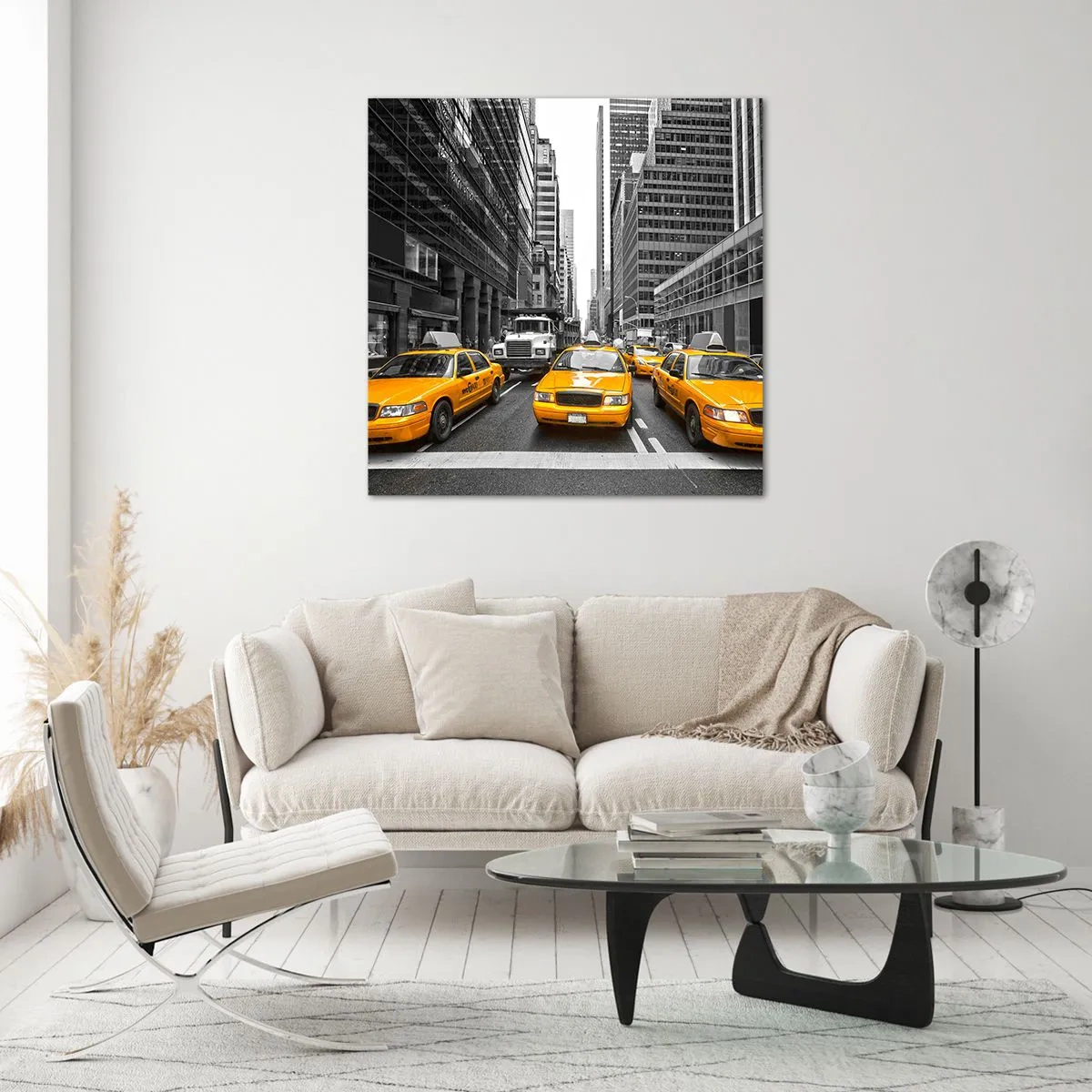 Glass picture - We Paint the City - 60x60 cm