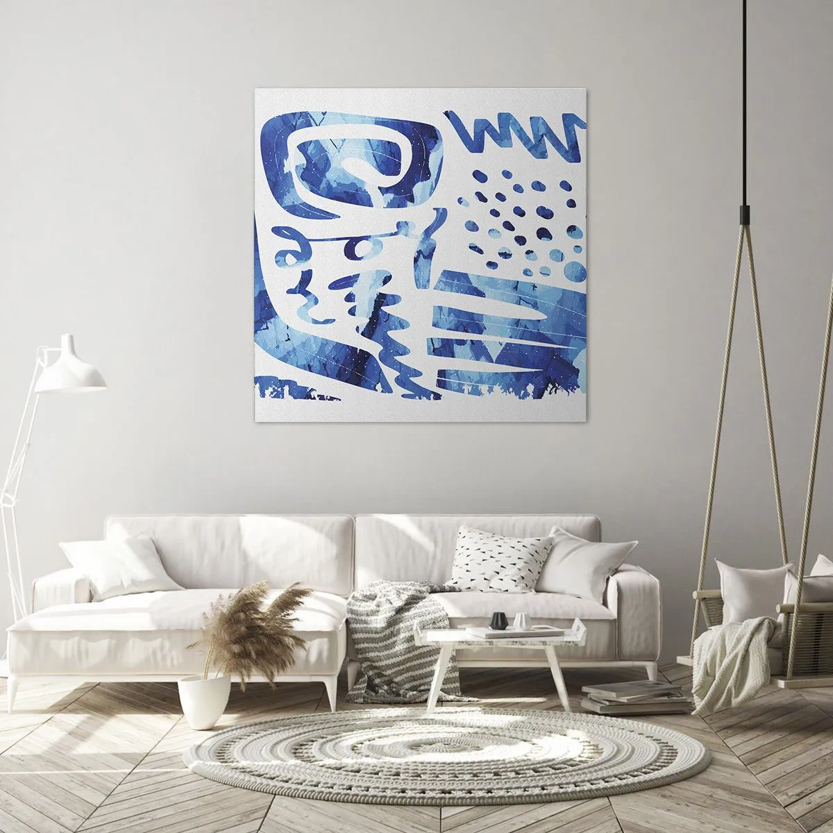 Canvas picture - Return to the Roots - 40x40 cm