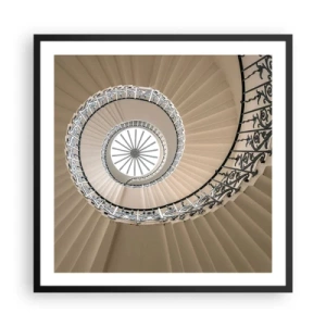 Poster in black frame - Inside the Shell - 60x60 cm
