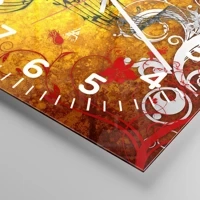 Clock face with numbers