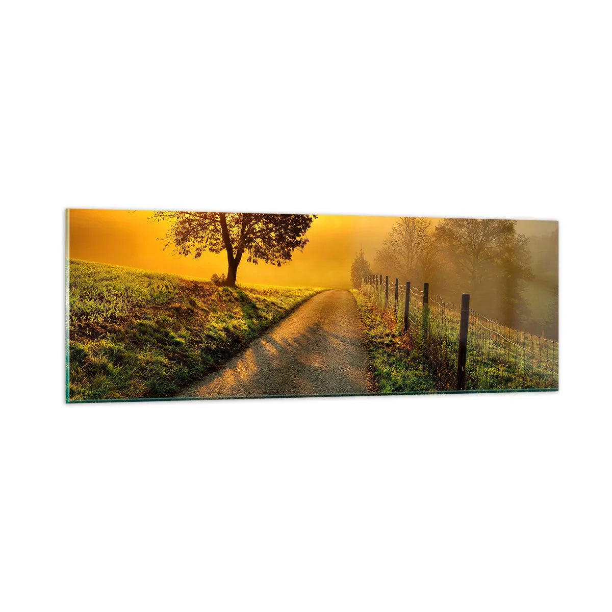 Glass picture - Honey Afternoon - 90x30 cm