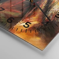 Clock face with numbers