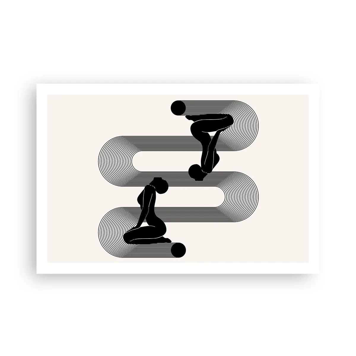 Poster - Sensual Symmetry - 91x61 cm