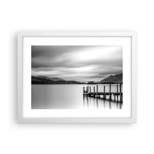 Poster in white frmae - Tranquility and Power - 40x30 cm