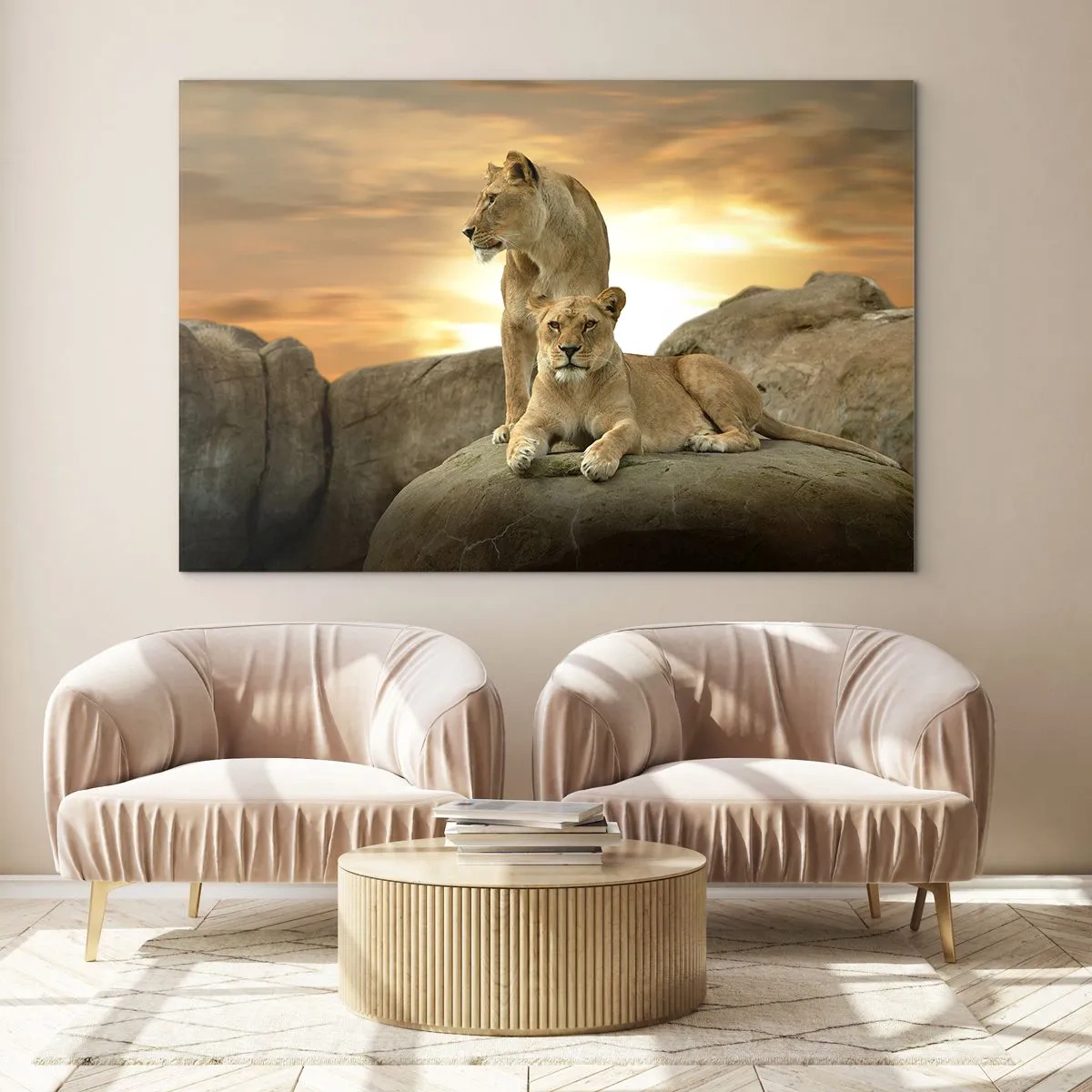 Glass picture - Royal Majesty - 120x80 cm