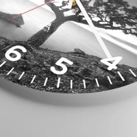 Clock face with numbers