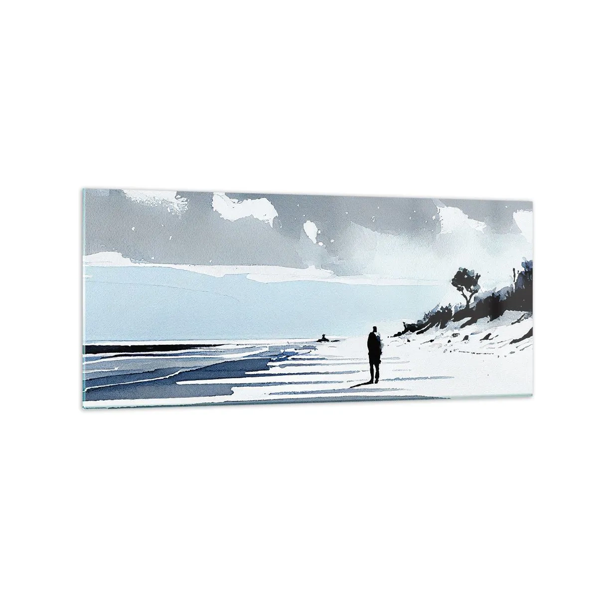 Glass picture - All Alone - 120x50 cm