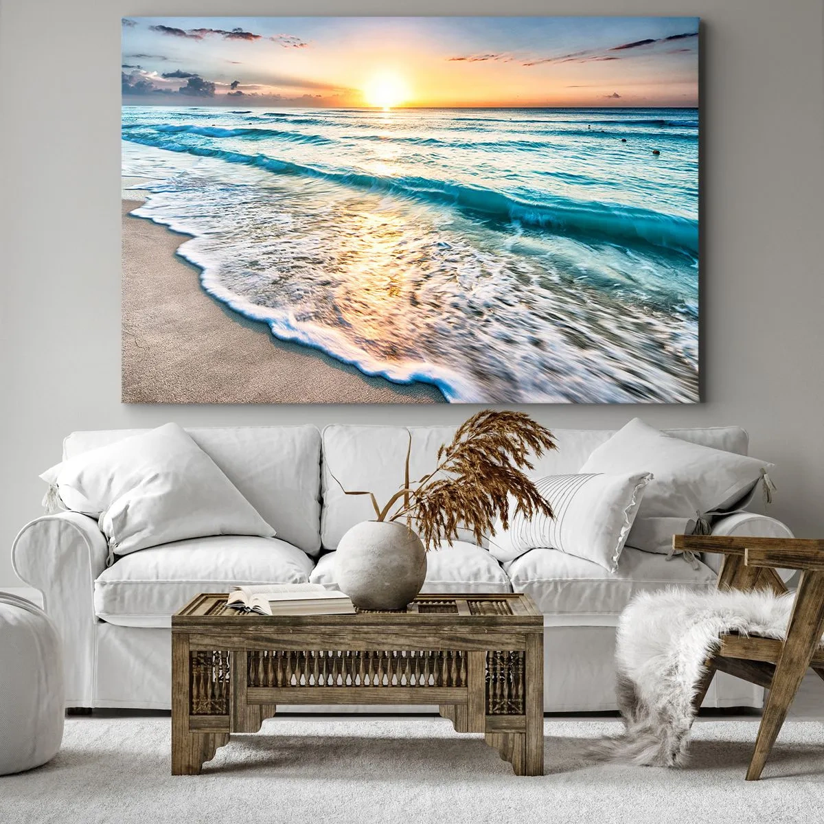 Canvas picture - Sunset View - 100x70 cm