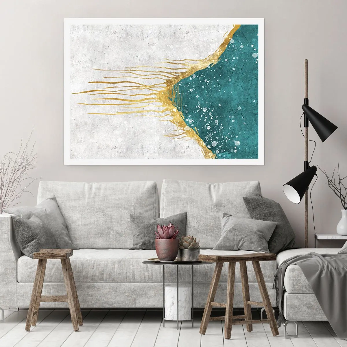 Poster - Golden Tide - 70x50 cm