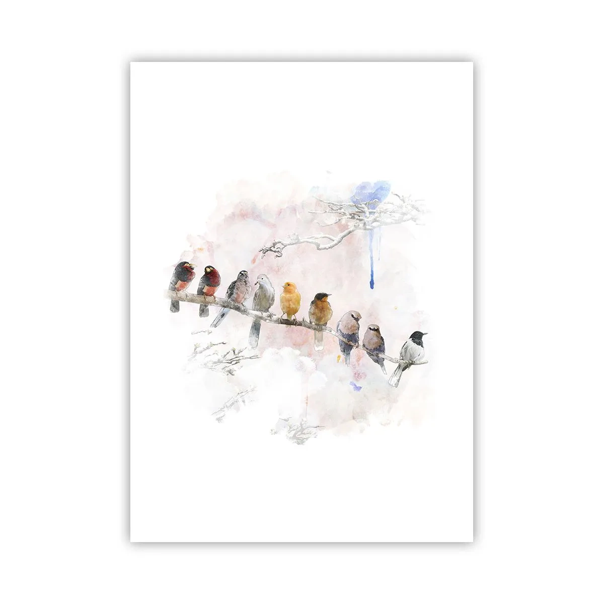 Poster - Winged Encounter - 50x70 cm