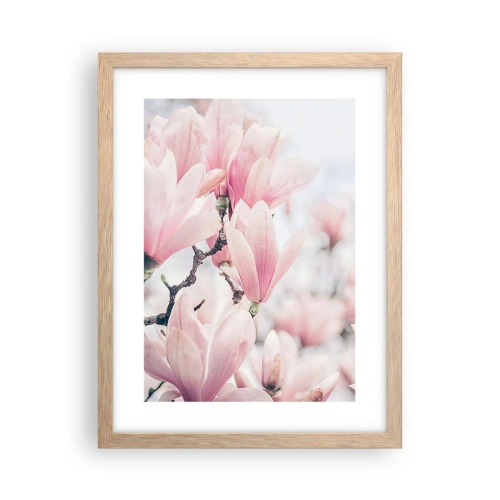 Poster in light oak frame - Ideal of Subtlety - 30x40 cm