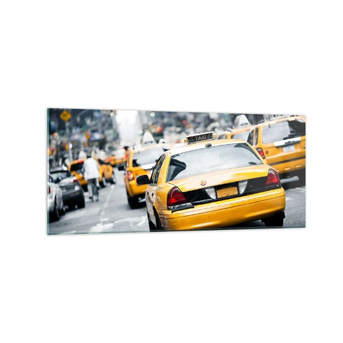 Glass picture - Only in this City - 120x50 cm