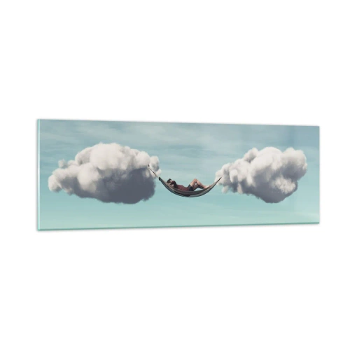 Glass picture - Blissful Moment - 90x30 cm