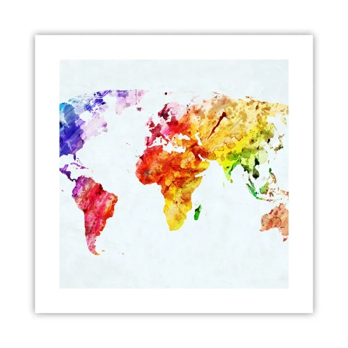 Poster - All Colours of Light - 40x40 cm