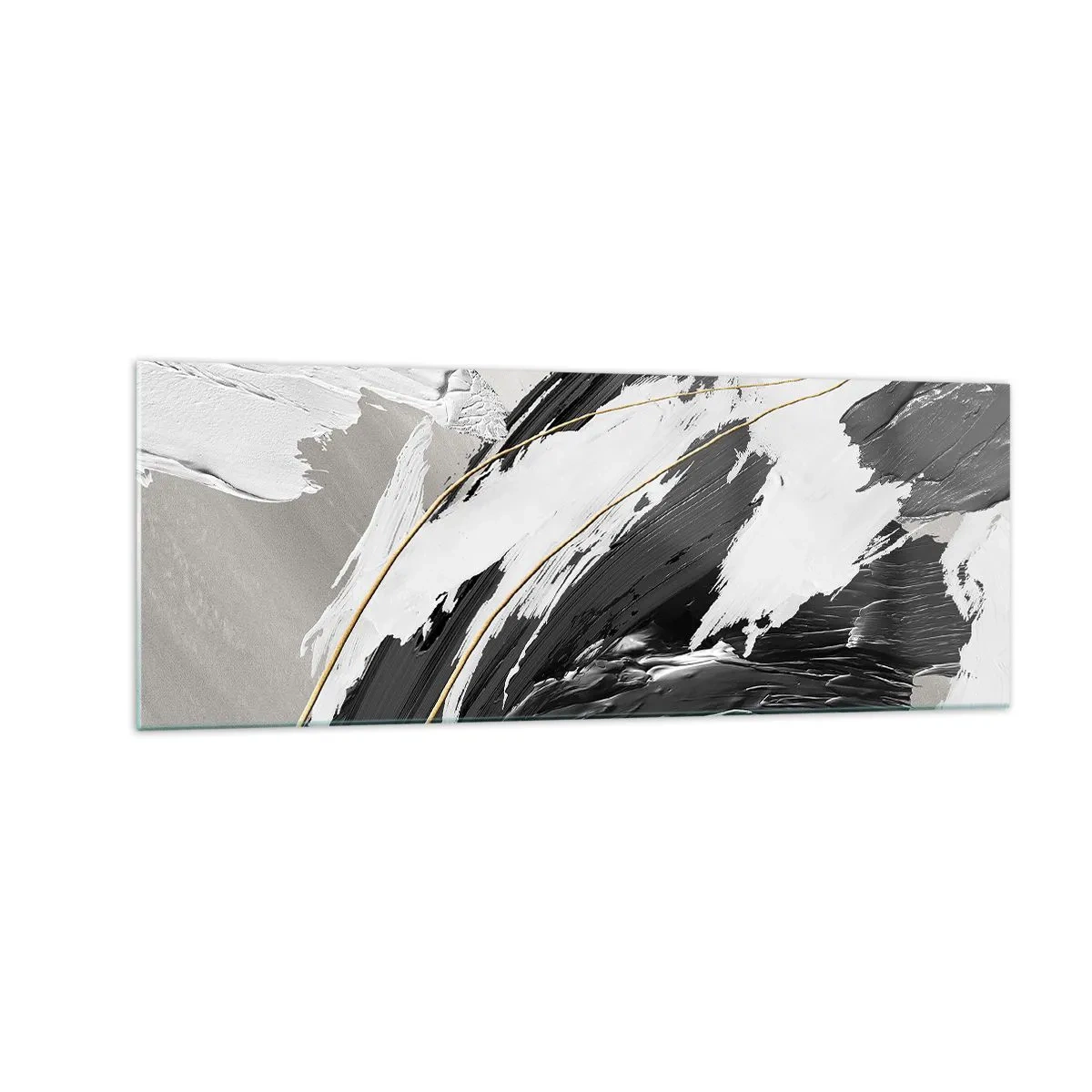 Glass picture - Abstract with Flair - 140x50 cm