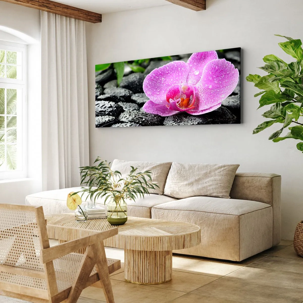 Canvas picture - Like an Open Heart - 90x30 cm