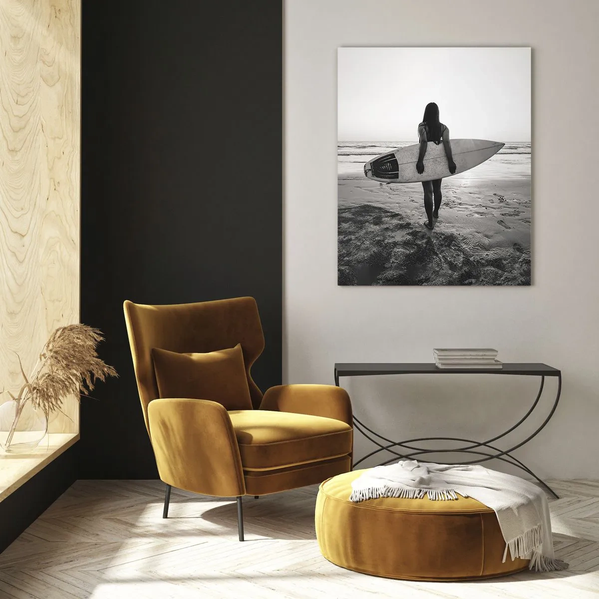 Glass picture - Daughter of Sea Wave - 80x120 cm