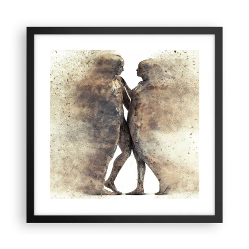 Poster in black frame - From Dust They Rose to Love - 40x40 cm