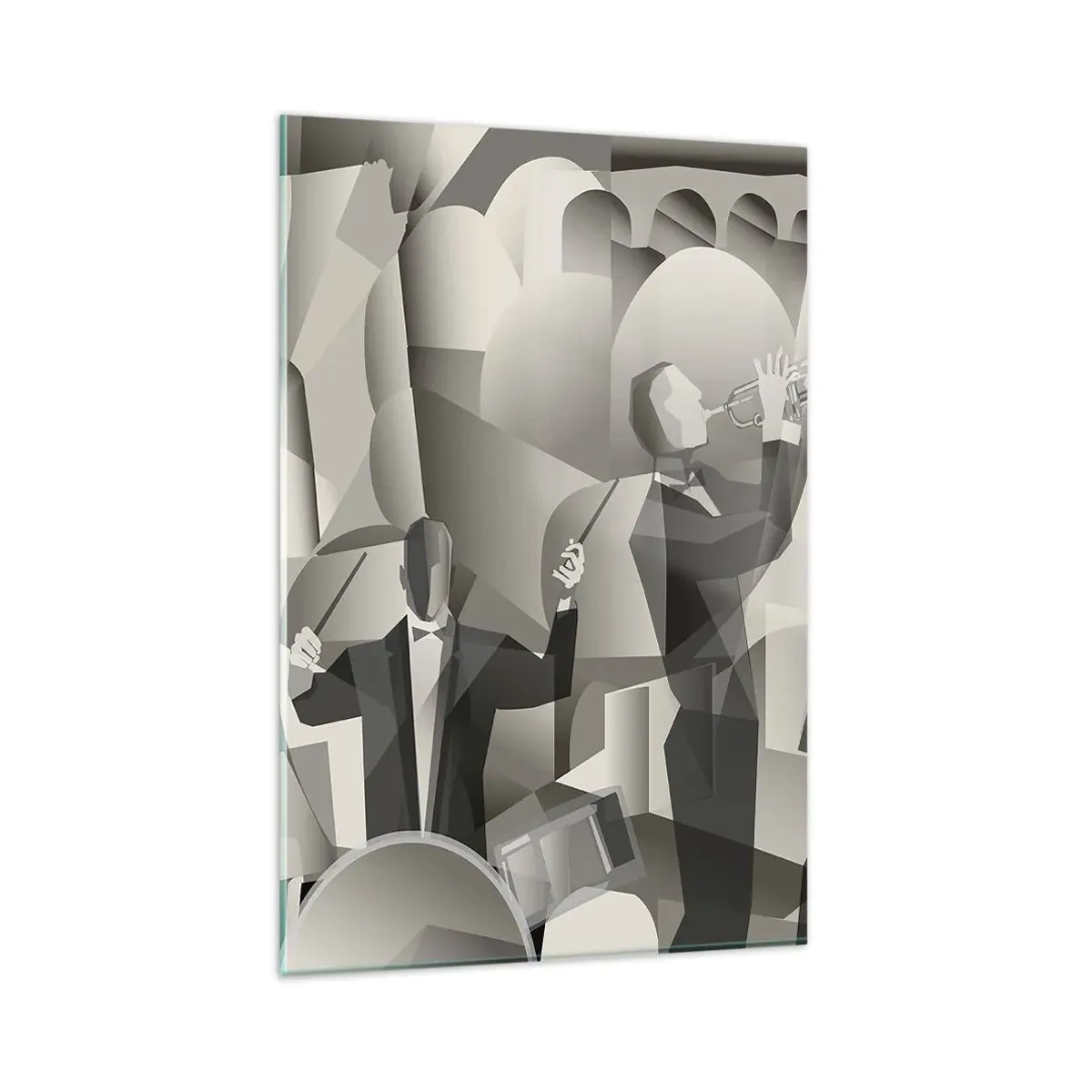 Glass picture - In the Space of Sounds - 80x120 cm
