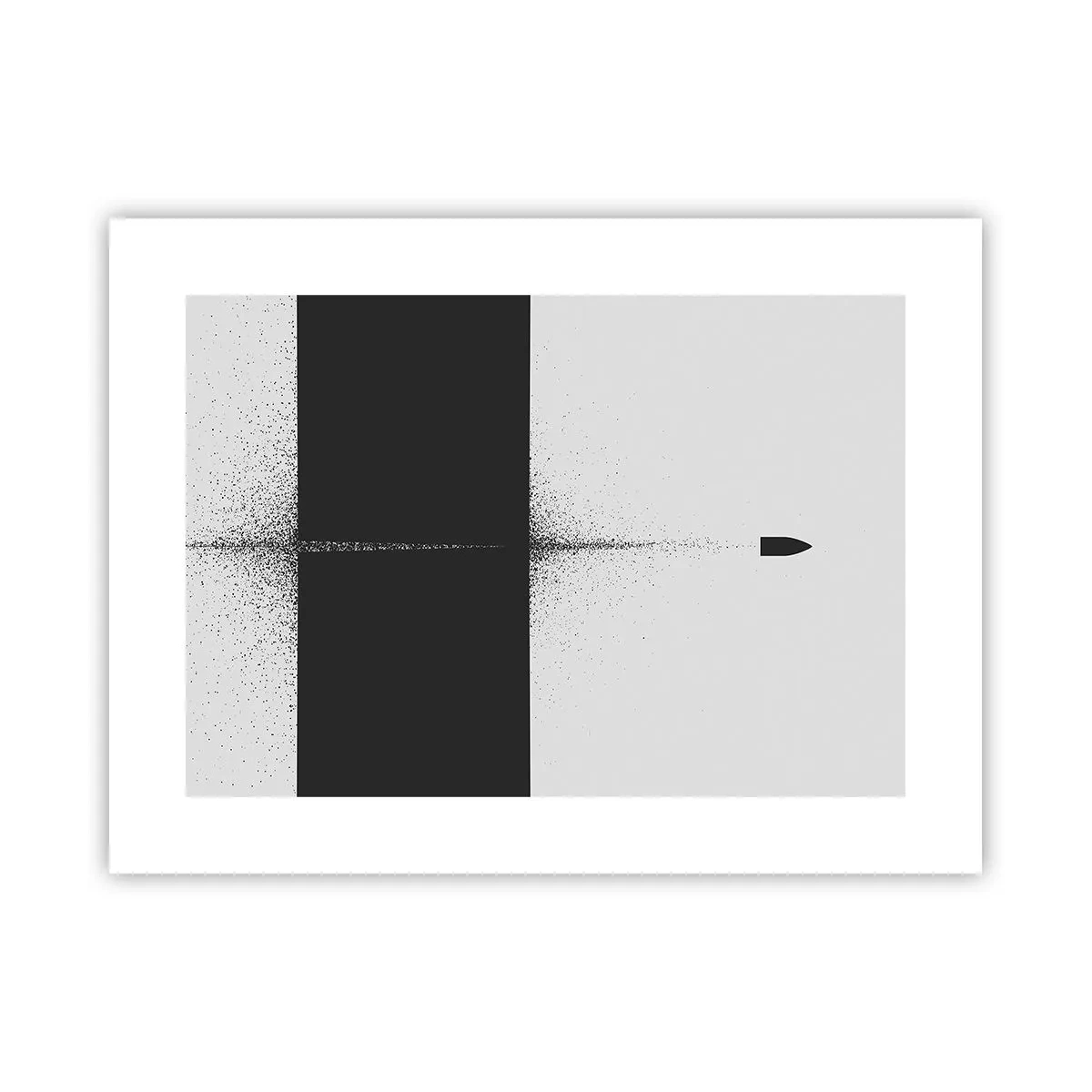 Poster - Straight to the Point - 40x30 cm