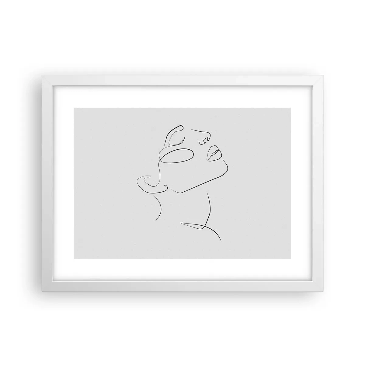 Poster in white frmae - Meanders of a Dream - 40x30 cm