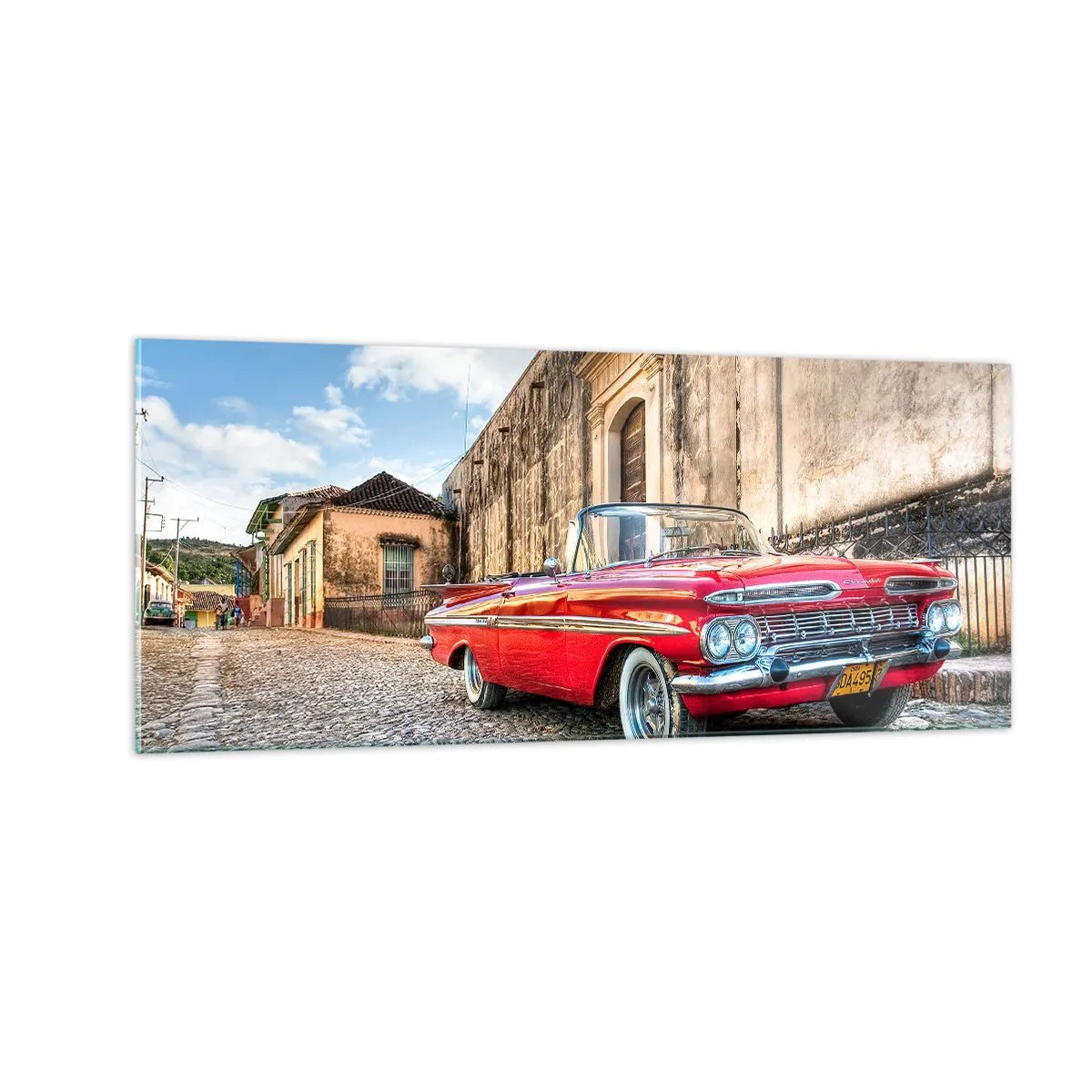 Glass picture - Cuban Style - 100x40 cm