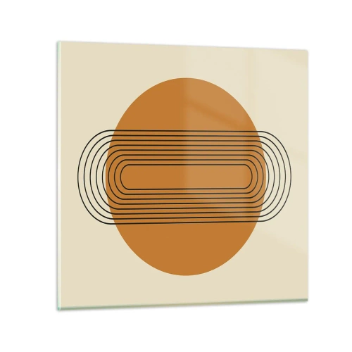 Glass picture - Perfect Plan - 40x40 cm