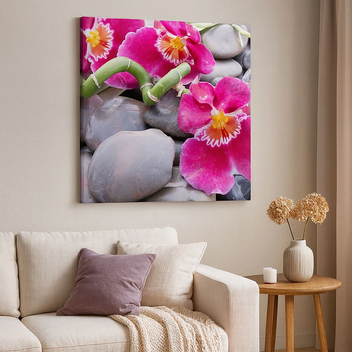 Canvas picture - Coolness and Heat - 30x30 cm